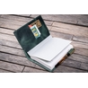 Galen Leather Galen Leather Cover A6 in Pelle Crazy Horse Forest Green