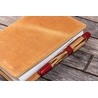 Galen Leather Galen Leather Cover A6 in Pelle Crazy Horse Honey Ochre