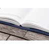 Galen Leather Galen Leather Slim Notebook Cover A6 Crazy Horse Navy Blue