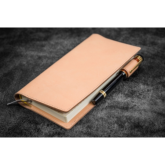 Galen Leather Cover Slim Hobonichi Weeks Undyed