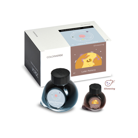 Colorverse Laplace Resonance & Loki Patera Glistening Ink Bottle 65 + 15 ml