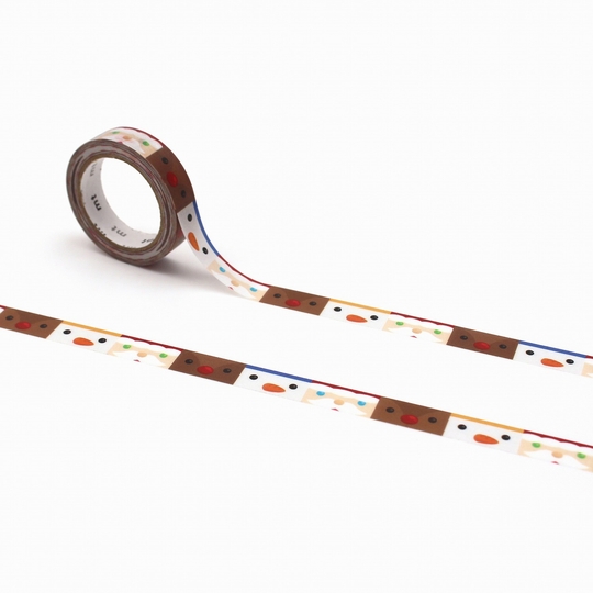 MT Christmas 2024 Washi Tape Christmas Face Graphics