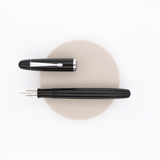 Noodler's Neponset Penna Stilografica Nera in Ebanite