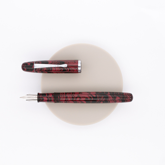 Noodler's Neponset Ebonite Fountain Pen Red Rebellion