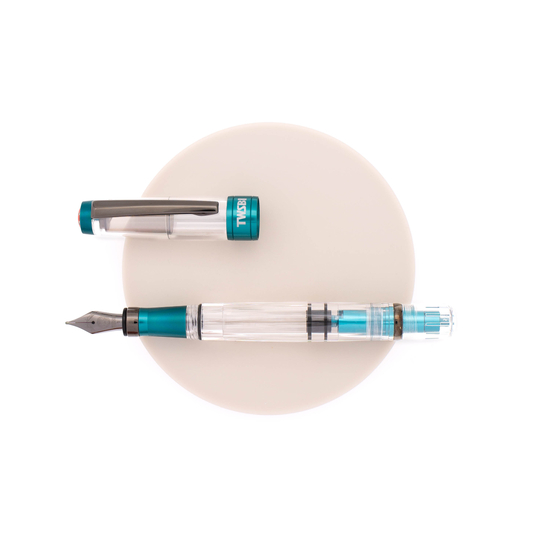 Twsbi Diamond 580AL R Penna Stilografica Caribbean & Onyx