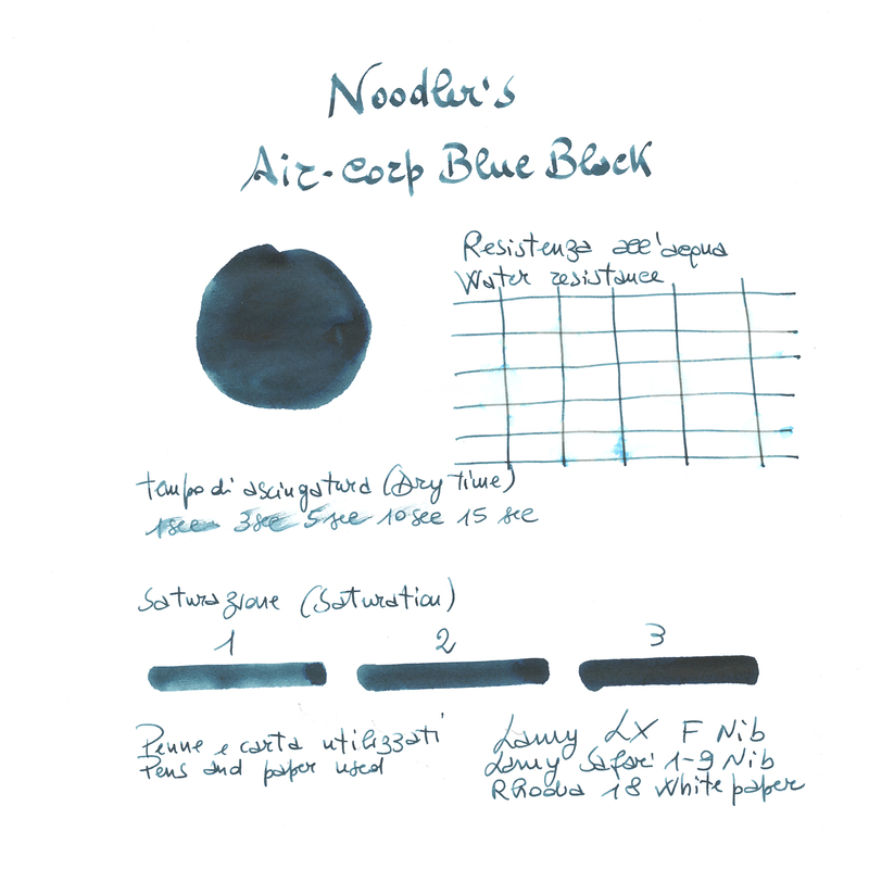 Noodler's Air Corp Blue Black Ink Bottle 3 oz