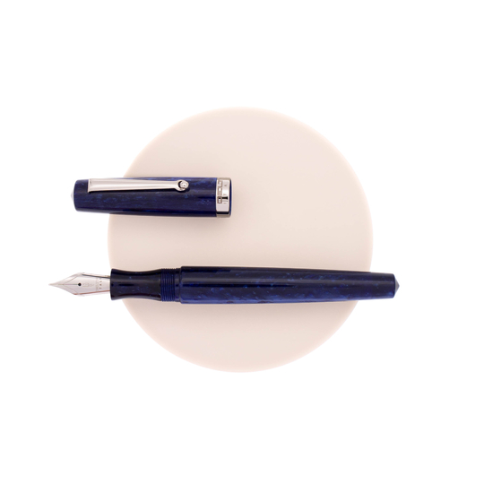 Delta Intesa 2.0 Fountain Pen Blue & Rhodium