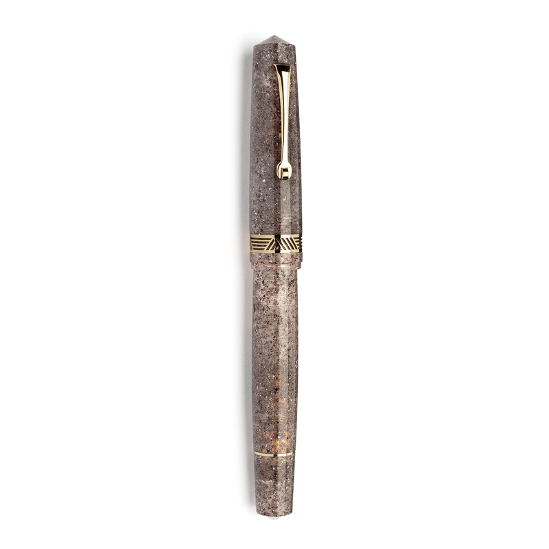 Leonardo Officina Italiana Leonardo Momento Magico Penna Stilografica Sabbia di Mare & Oro 14k