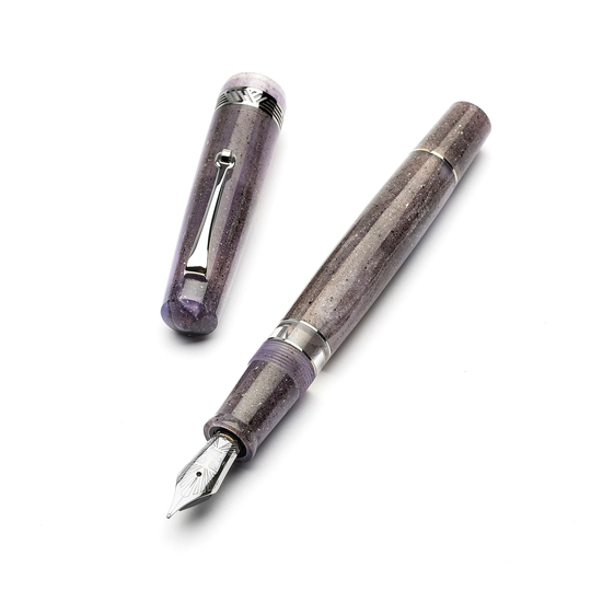 Leonardo Momento Magico Fountain Pen Amethyst & Rhodium
