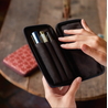 Kyoku Haku Kyoku Haku Pen Case for 3 Pens Archeology White