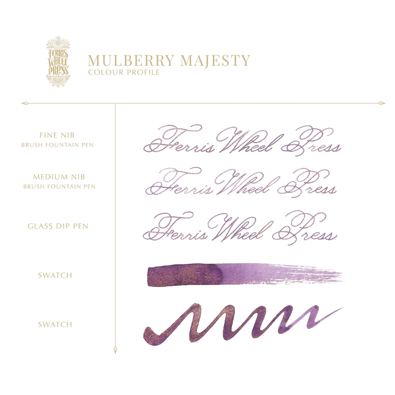 Ferris Wheel Press Ferris Wheel Press Mulberry Majesty Inchiostro 10 ml