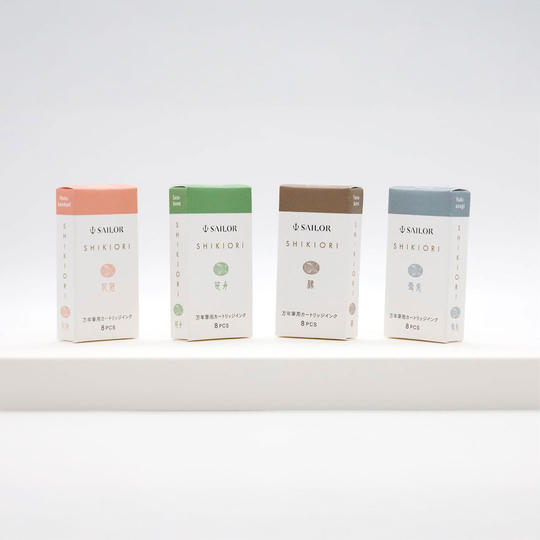 Sailor Shikiori Yukiusagi 8 Ink Cartridges