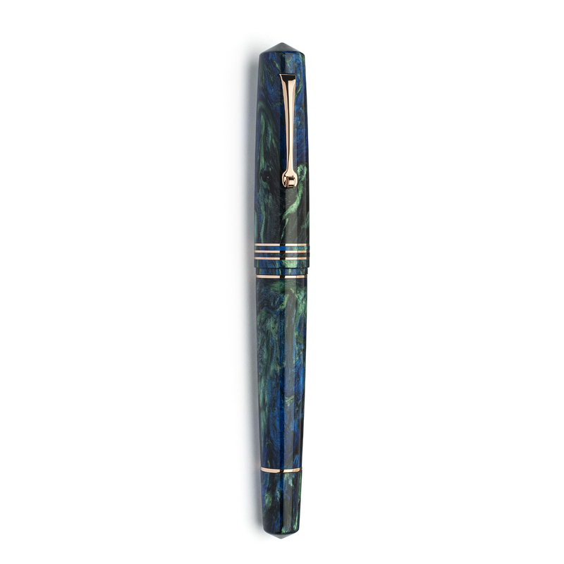 Leonardo Officina Italiana Leonardo Momento Zero Grande 2.0 Fountain Pen Fiordaliso Blue No. 8 Nib