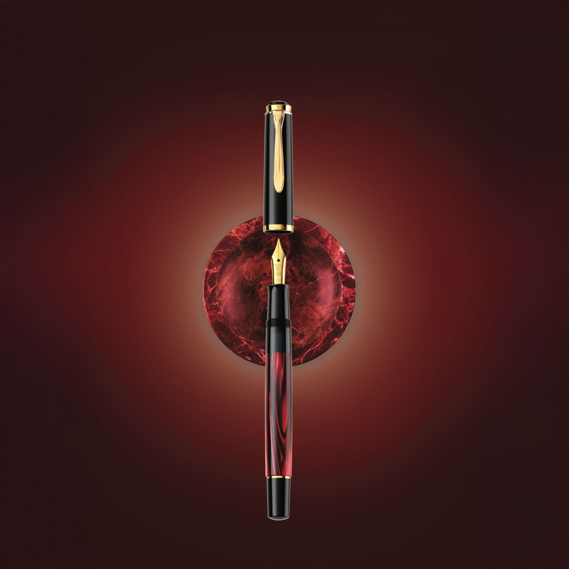 Pelikan Pelikan M200 Fountain Pen Red Marbled Special Edition