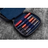 Galen Leather Galen Leather Expansi-Pouch 10 Slots Pen Case Crazy Horse Navy Blue