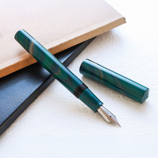 Wancher Mine Penna Stilografica Marble Green