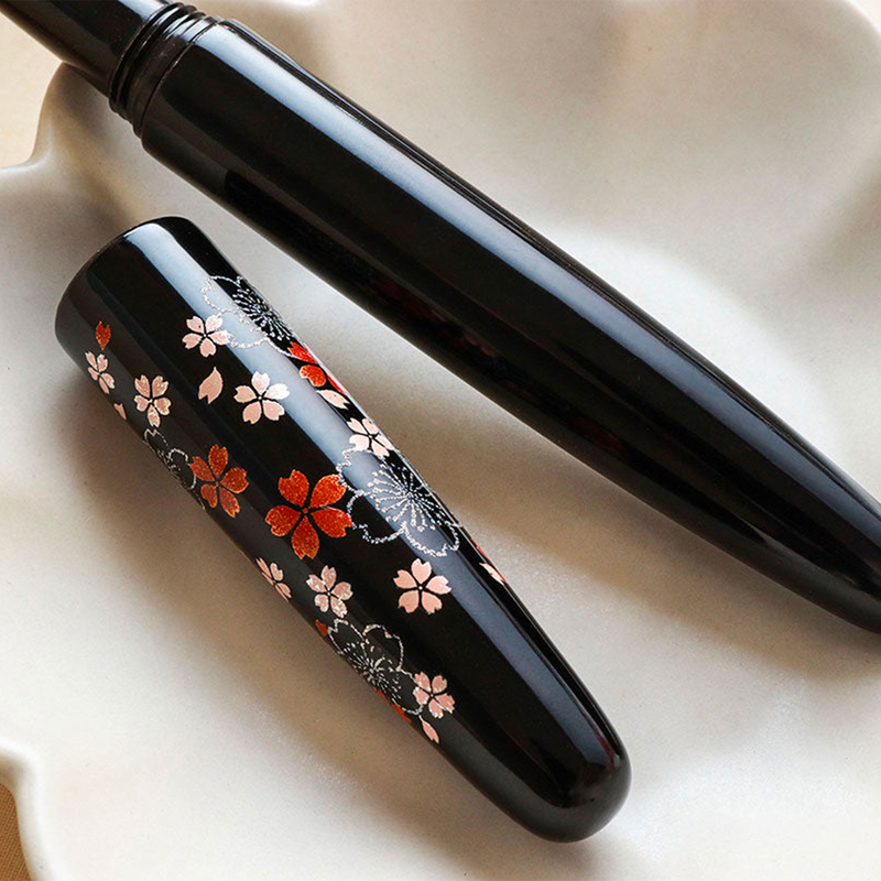 Wancher Wancher Dream Pen Echizen Urushi Penna Stilografica Omoide Sakura