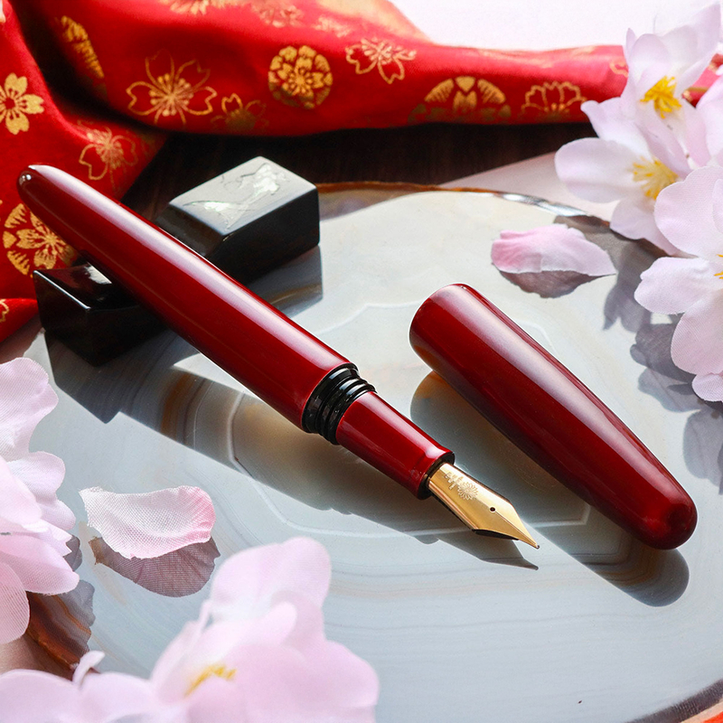 Wancher Wancher Dream Pen Aizu Urushi Fountain Pen Tamamushi-nuri