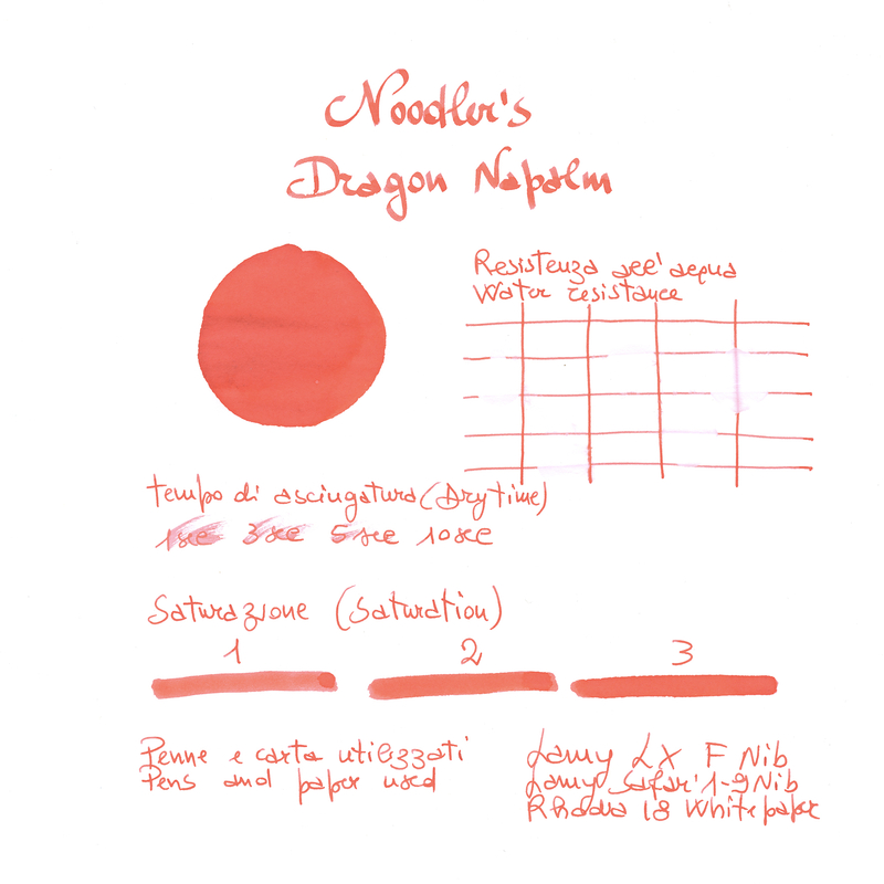 Noodler's Dragon's Napalm Ink Bottle 3 oz