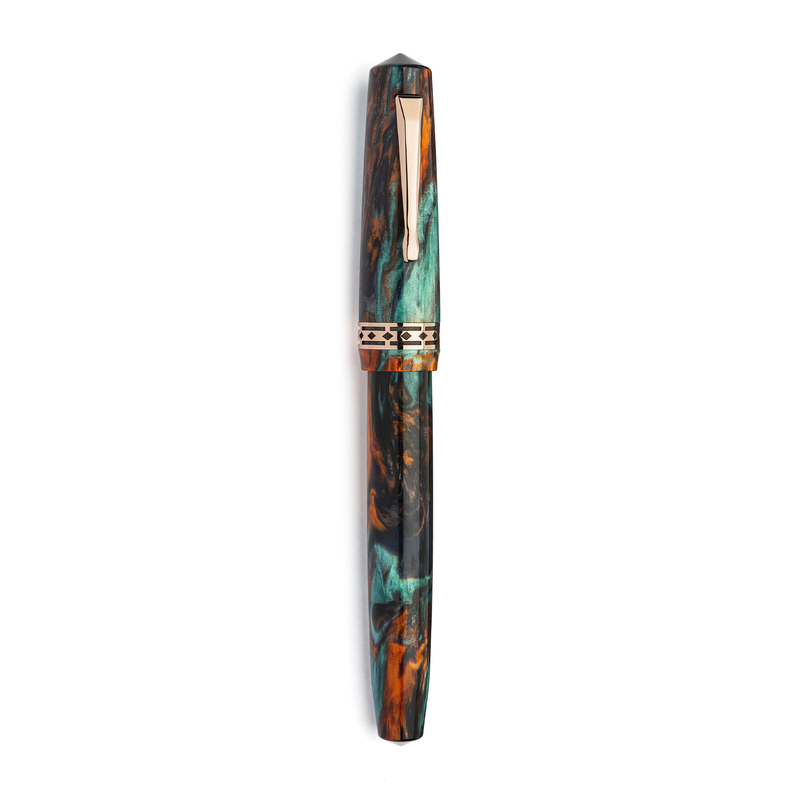 Radius Radius Settimo Penna Stilografica Bohemian Twilight & Oro Rosa