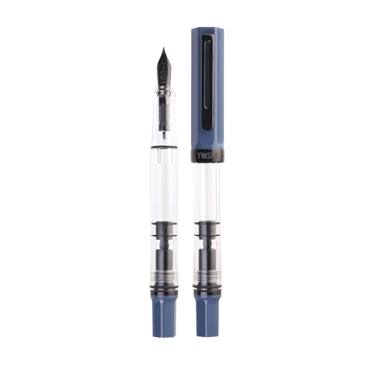 Twsbi Eco Fountain Pen Slate Blue & Onyx