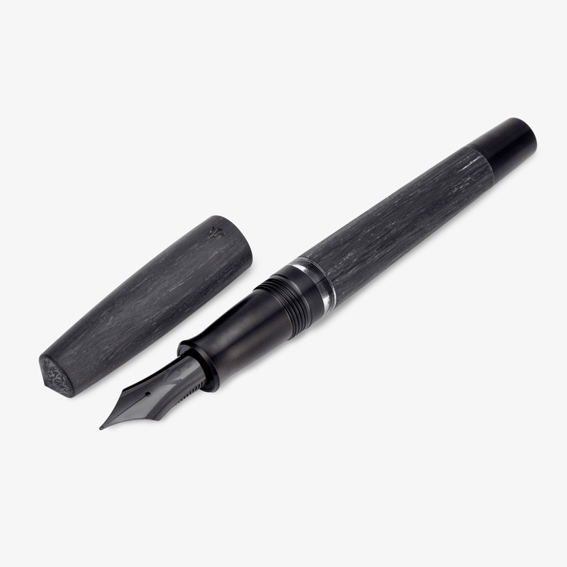 Gravitas Gravitas Piston Fountain Pen Carbon Black Limited Edition