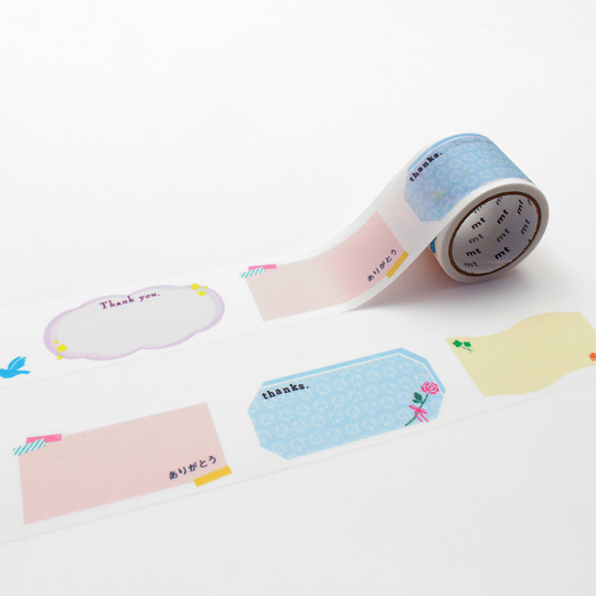 MT Writing & Drawing Washi Tape Perforated Thank you