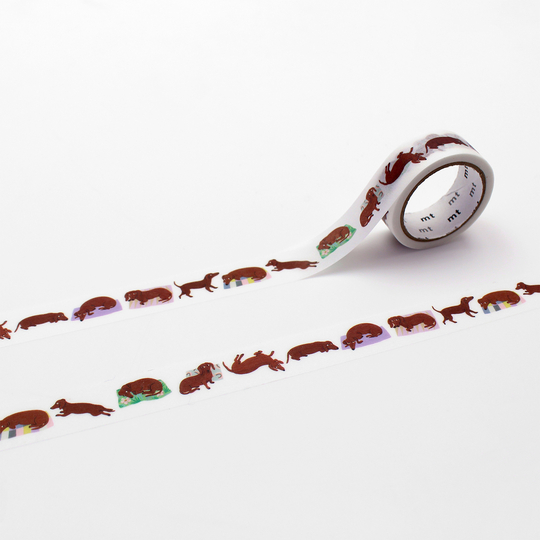 MT x Léa Maupetit Washi Tape Sausage Dog