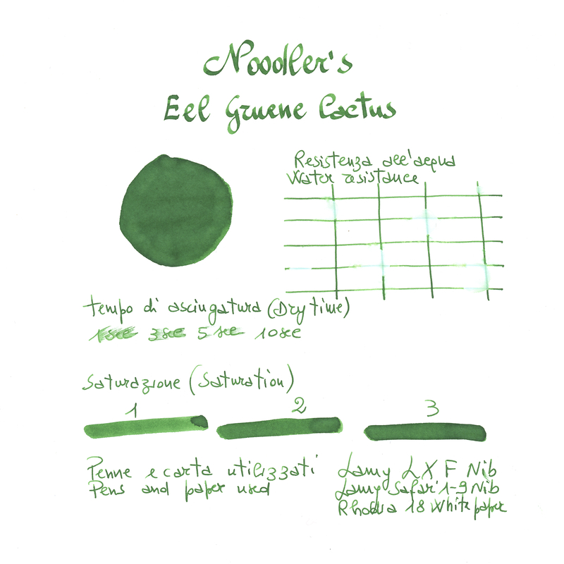 Noodler's Eel Gruene Cactus Ink Bottle 3 oz