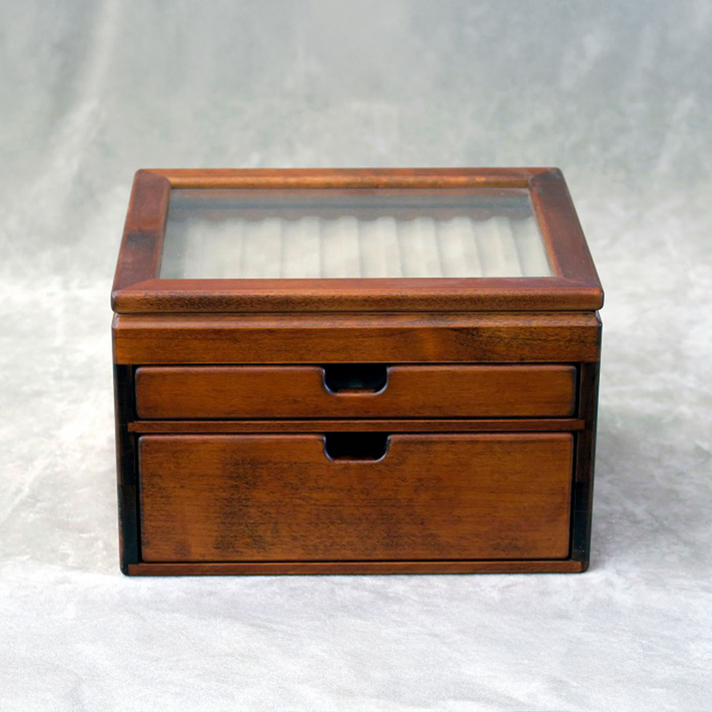 Toyooka Craft Toyooka Craft Fountain Pen Box Alder Brown