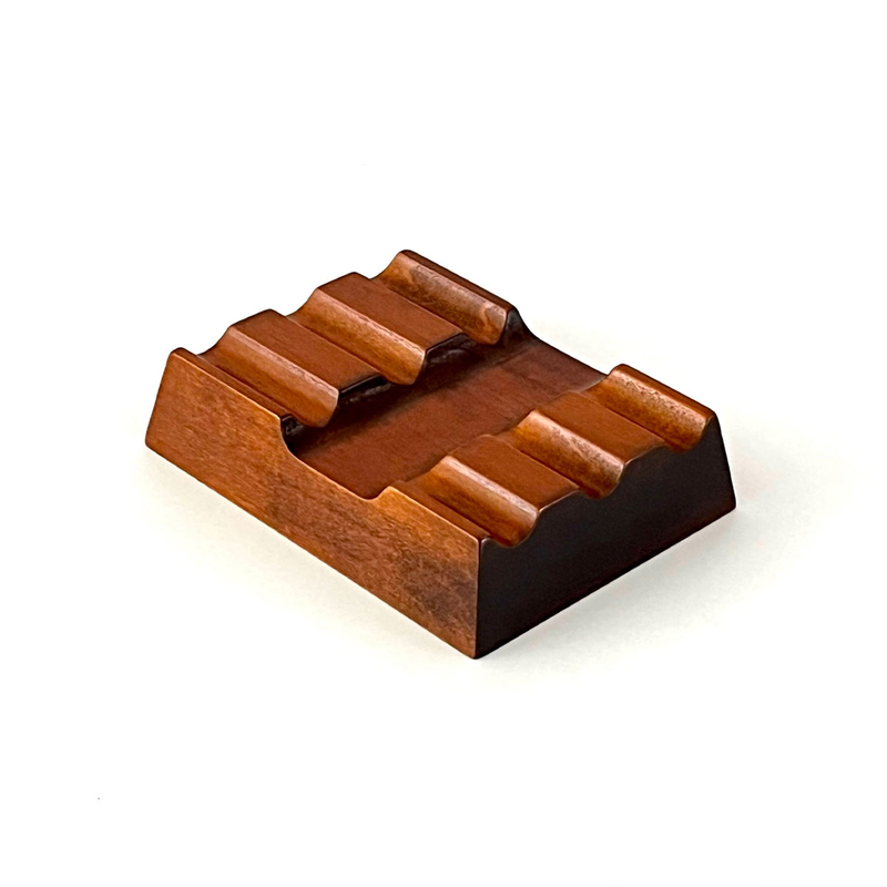 Toyooka Craft Toyooka Craft Pen Rest for 3 Pens Alder Brown
