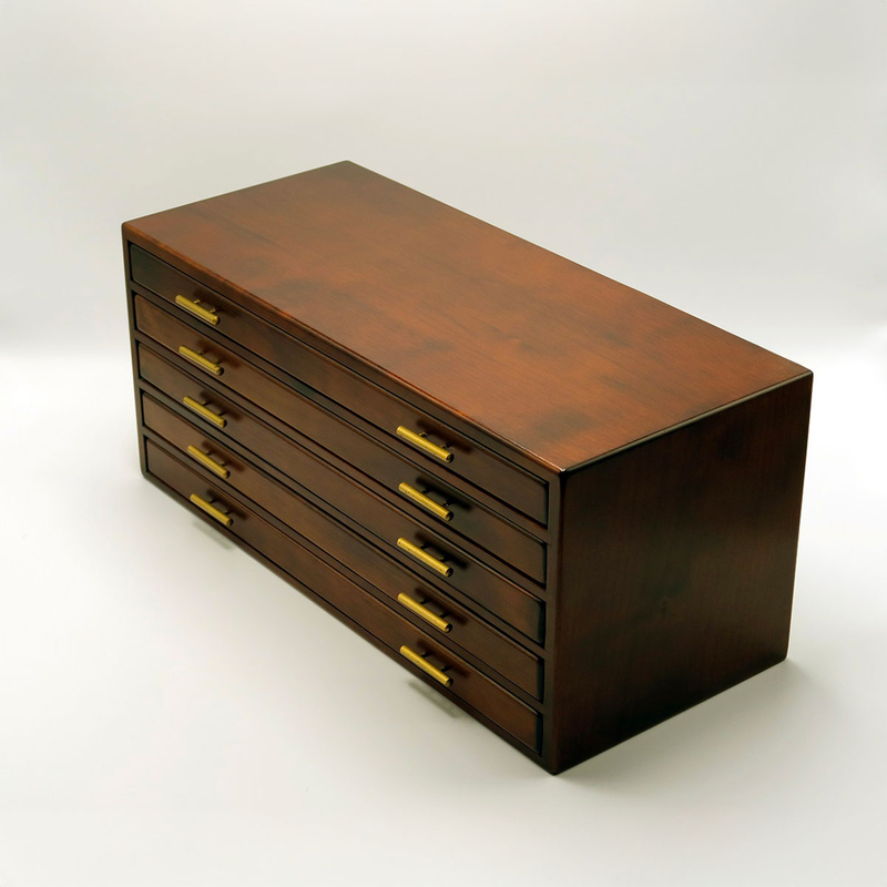 Toyooka Craft Toyooka Craft Portapenne in Legno 100 Posti Alder Brown