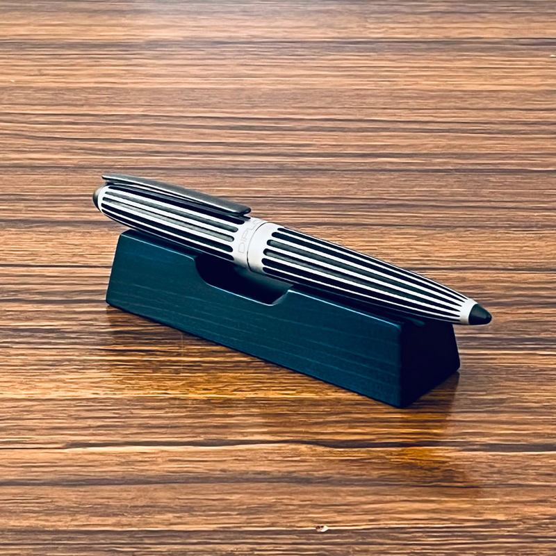 Toyooka Craft Toyooka Craft Pen Rest Portapenne in Legno 1 Posto Hinoki Blue