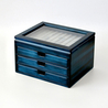 Toyooka Craft Toyooka Craft Fountain Pen Box for 40 Pens Hinoki Blue