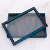 Toyooka Craft Toyooka Craft Vassoio Portapenne in Legno con Coperchio Hinoki Blue