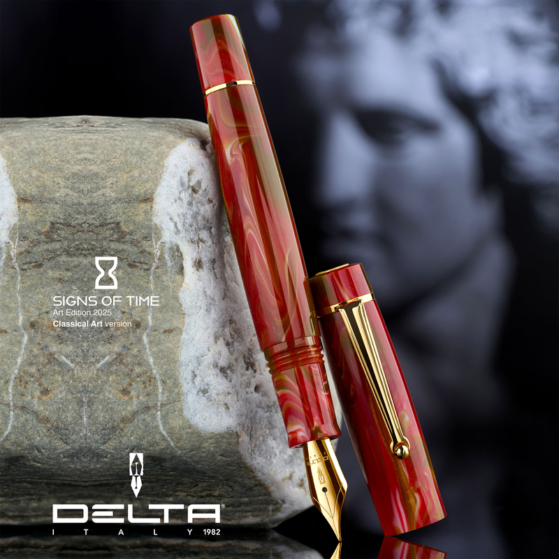 Delta Delta Signs of Time Fountain Pen Classical Art