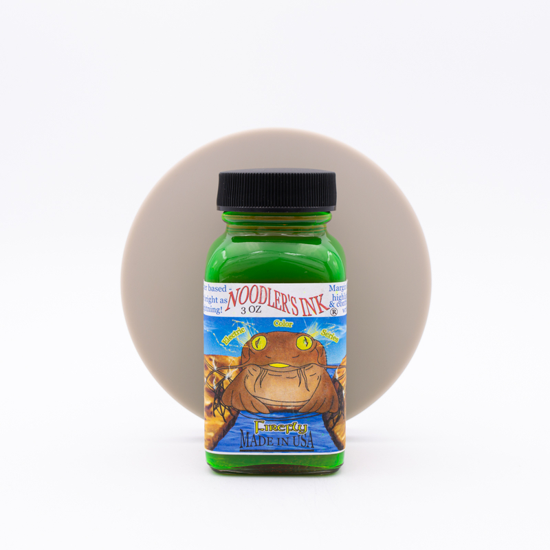 Noodler's Firefly Yellow HL Ink Bottle 3 oz