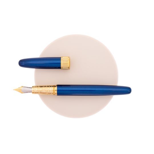 Ferris Wheel Press The Joule Fountain Pen Blue Revelry Limited Edition