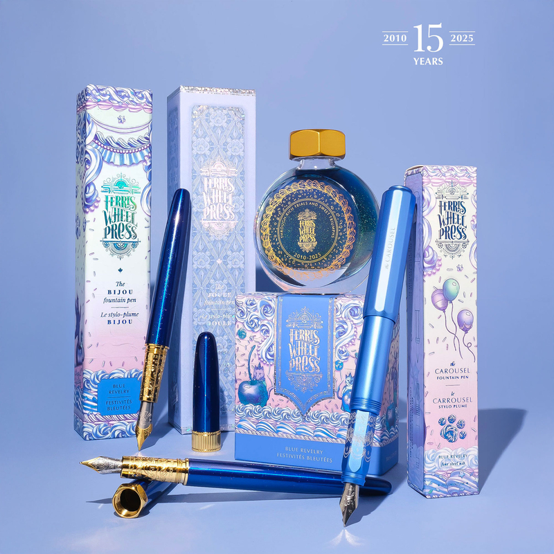 Ferris Wheel Press Ferris Wheel Press The Bijou Penna Stilografica Blue Revelry Edizione Limitata