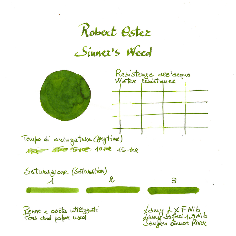Robert Oster Robert Oster Sinner’s Weed Inchiostro 50 ml