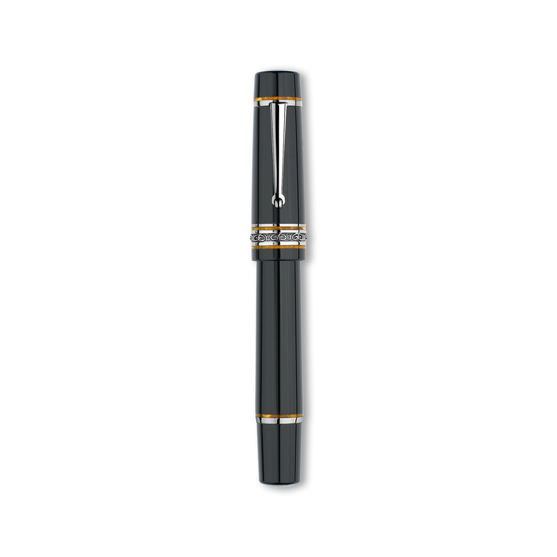 Delta Delta DV Oversize Fountain Pen Soiree & Rhodium