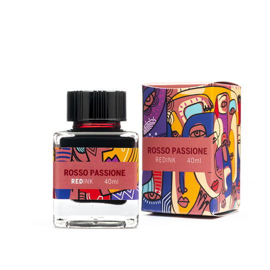 Leonardo Passion Red Ink Bottle 40 ml