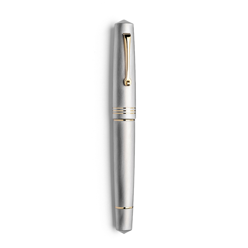 Leonardo Officina Italiana Leonardo Momento Zero Penna Stilografica Alumina & Oro Edizione Limitata