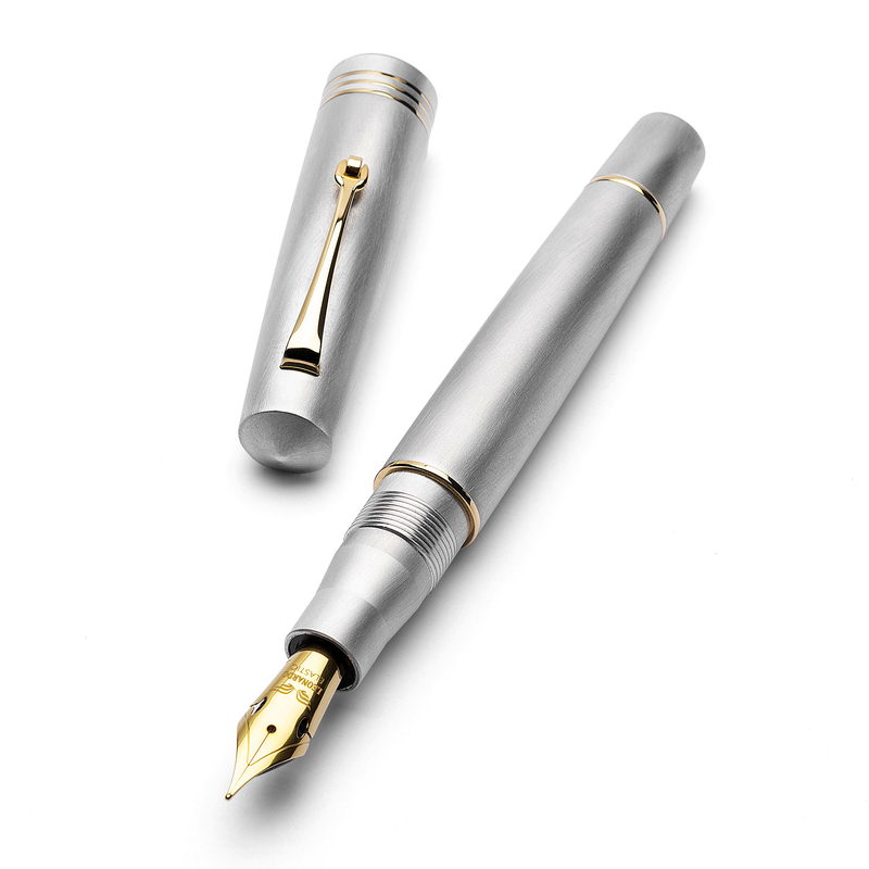 Leonardo Officina Italiana Leonardo Momento Zero Fountain Pen Alumina & Gold Limited Edition