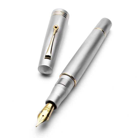 Leonardo Momento Zero Penna Stilografica Alumina & Oro Edizione Limitata