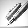 Leonardo Officina Italiana Leonardo Momento Zero Fountain Pen Alumina & Rhodium 14k Limited Edition