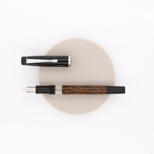 Noodler's Konrad Ebonite Fountain Pen Dixie 10 Chestnut