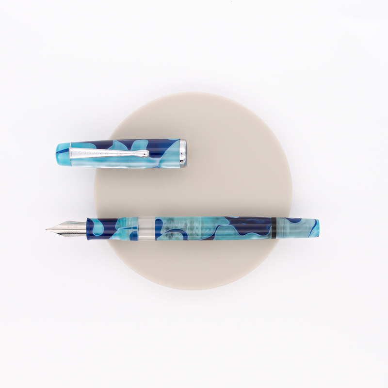 Noodler's Konrad Penna Stilografica Marbled Marianas Acrilico