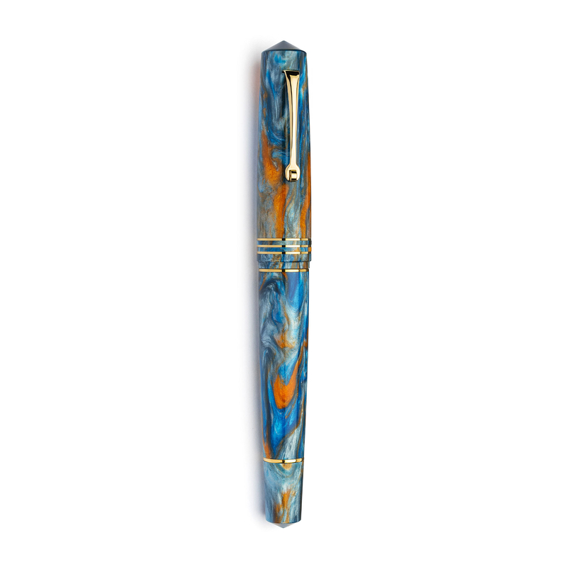 Leonardo Officina Italiana Leonardo Momento Zero Grande 2.0 Fountain Pen Ocean Sunrise No. 8 Nib