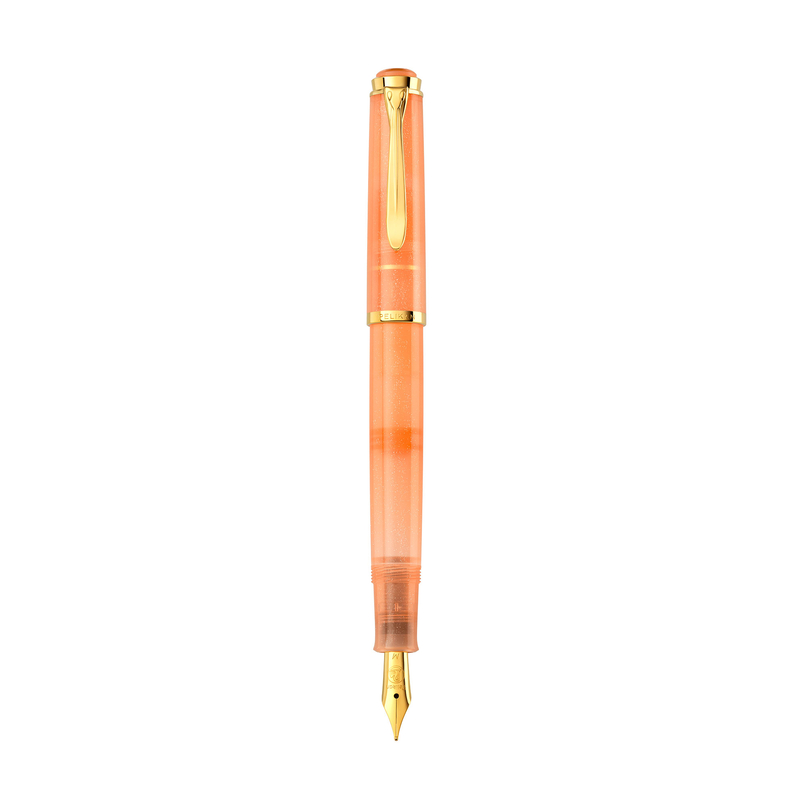 Pelikan Pelikan M200 Set Penna Stilografica e Inchiostro Apricot Achat Edizione Speciale 2025